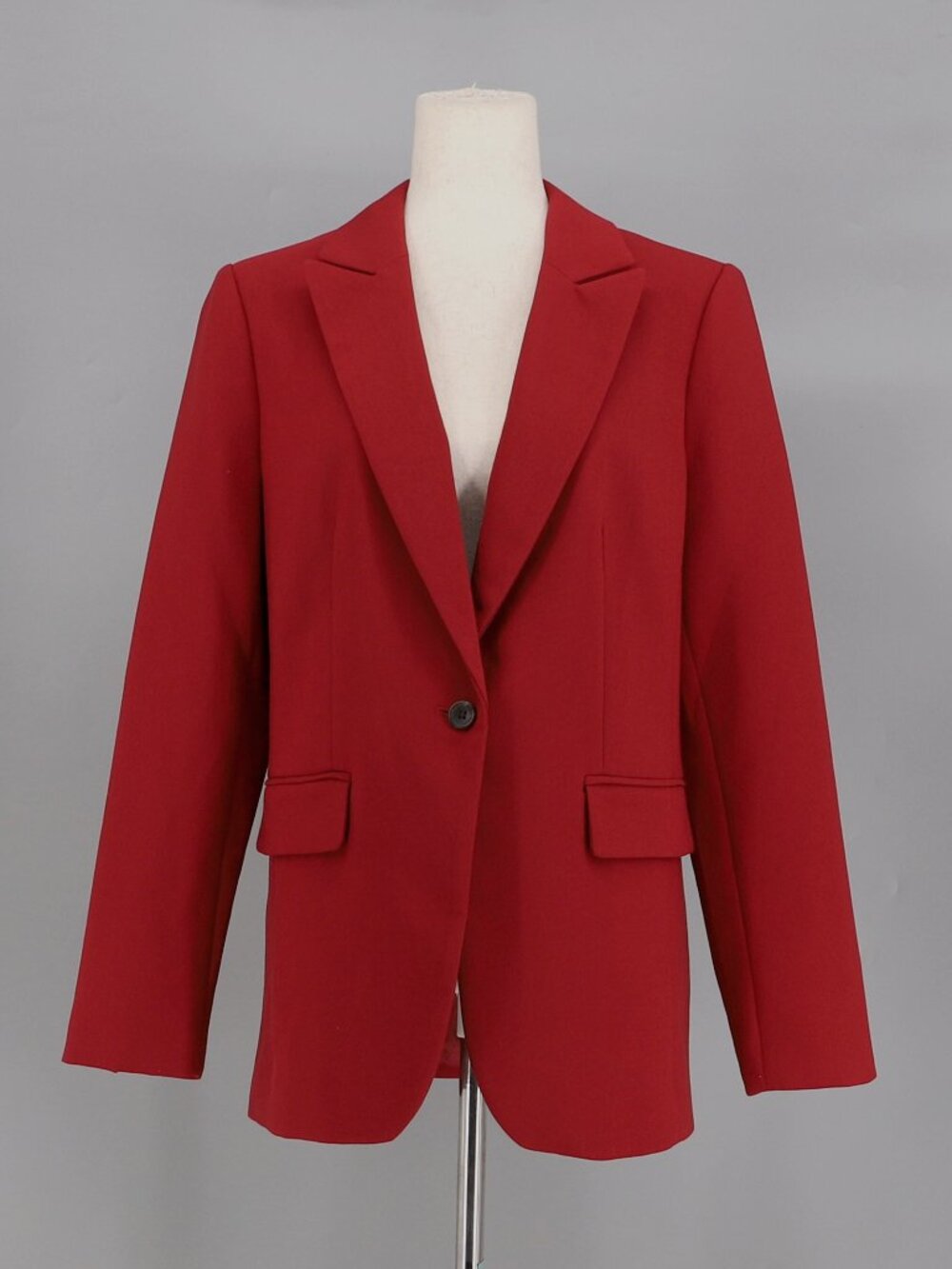 NWT BANANA REPUBLIC Single Button Blazer in Red Size 8